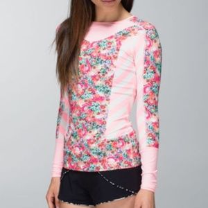 Lululemon Shanti Surf Rash Guard Long Sleeve Top